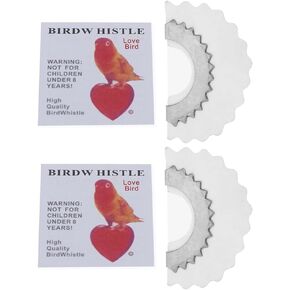 Bird Whistle 2 Pcs Magic Fun Bird Caller Tongue Whistle Original Magic Tweeting Noisemaker Toys Tricks Gag,Oral Stunts Tricks Gag Tweeting Noisemaker Toys for Gift (2 Pcs)