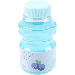 FLIPNEX Clear Slime Strawberry Jelly Slime Fluffy Slime Stretchy Crunchy Slime Bubble Slime Soft Putty Stress Relief Toy Party Favors Slime Add Ins Super Light Favor Gift and Birthday (B-Pink)