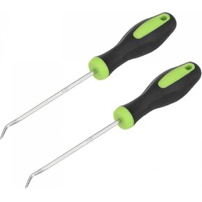 uxcell 45 Degree Pick Hook 6.69" Puller Remover Removal Tool for Oil Seal/O-rings, Gasket, Hose 2Pcs