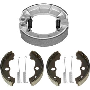 Front and Rear Brake Shoes Pads for Honda TRX500 FA Fourtrax Foreman Rubicon 500 2001-2004, FGA Fourtrax Foreman Rubicon Gpscape 2004 Only, Replace for ‎H343 H347