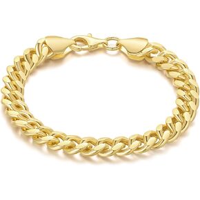Gold Chain Bracelet For Men Dainty Gold Bracelet Bold Gold Chain Bracelet Cuban Link Bracelet for Men 6.5'' 7'' 7.5'' 8'' 8.5''
