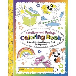 Really Good Stuff Emotions and Feelings Coloring Book -12 Pack- Explore Emotions Through Creativity - Social Emotional Learning for Kids