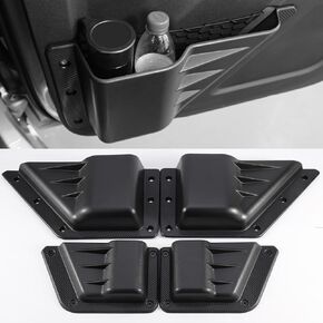 Door Side Cup Holder Storage Pocket for Ford Bronco 4 Door 2024 2023 2022 2021 Side Door Storage Pocket Front/Rear Door Cup Holder Organizer Box for Bronco