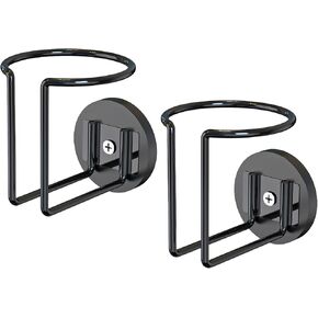2 Pcs Magnetic Cup Holder, Magnetic Drink Holder for Tractor Refrigerator Treadmill Mower Truck Rv Boat Metal Surface