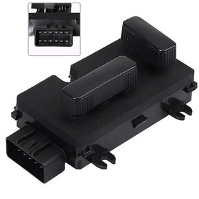 Amrxuts 12450166 Driver Left 8 Way Power Seat Switch Recliner Switch for Chevy 2002-2006 Silverado Avalanche Suburban Tahoe 2000-2006 for GMC Sierra Yukon 2002-2006 Cadillac for Hummer h2 901-202