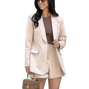 Long Blazer for Women Slim Fit Tailored Open Front Office Work Business Casual Jacket Stylish Dressy Outfit