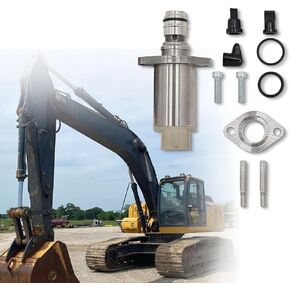 Fuel Pump Suction Control Valve Replacement Compatible with John Deere 4045 6068 Engine 210G 290GLC 380GLC Excavator DZ111135 RE531864