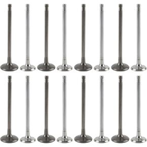 Intake Valves & Exhaust Valves Set Fits for Volvo XC60 XC40 S60 V90 2.0T Replace 31375630 31480436 31375493 (Set of 8X Intake & 8XExhaust Valves ）