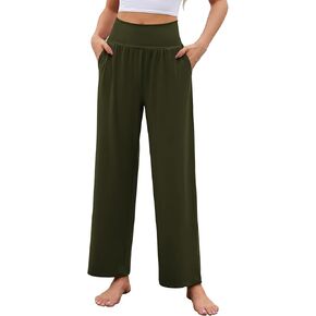 Arolina Wide Leg Yoga Pants for Women 2024 Casual Loose Sweatpants High Waisted Comfy Lounge Pajama Palazzo with Pockets