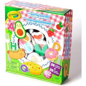 Crayola: ABC Matching Magnet Set - Foodie Garden - Alphabet & Image Foam Magnets, Classroom & Home Education, Spelling-Learning, Toddler, Kid Ages 3+