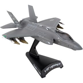 Daron Postage Stamp PS5602 USAF F-35 Version A , Lightning II , 1/144 Scale Diecast Model with Stand