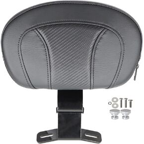 Motorcycle Front Driver Backrest Pad Detachable Rider Backrest Replacement for Touring CVO Road King Street Glide Electra Glide 2009-2022 Black