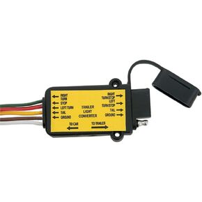 United Pacific 90623 4 to 5 Wire Trailer Light Converter for Trailers, Converts 4-Wire System to 5-Wire System, 18G Bonded Wire - ONE Unit
