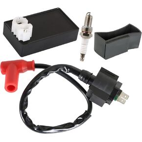 WFLNHB Ignition Coil Spark Plug CDI Box Replacement for Honda Foreman 450 TRX450ES FE 30410-HN0-A01
