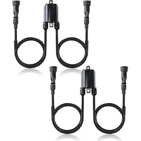 Ignition Coil Spark Plug Cap for Honda Shadow ACE 750 VT750 1998-2003 Shadow Aero 750 VT750 2009-2019 Shadow Spirit 750 VT750 2001-2014 30510-MM8-003 30701-MF5-000 30751-MR1-000 30753-MR1-000