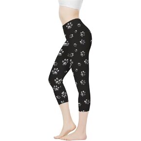 Belidome Capri Workout Leggings Yoga Pants for Women High Waist Soft Lightweight Active Athletic Clothing
