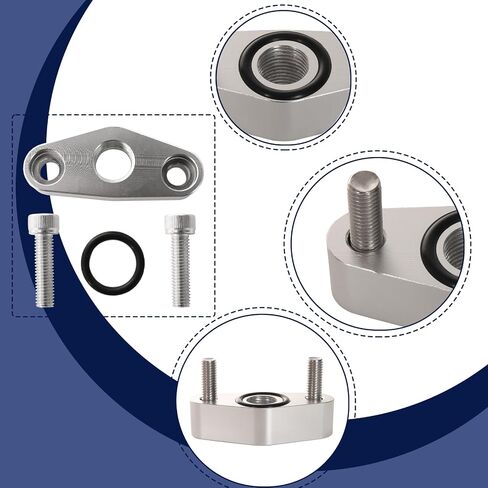 for Chevy LS Gen 4 Valley Pan Cover Plate with Oil Pressure Sensor Adapter Port, Aluminum Engine Lifter Area Oil Cover Kit Fit for Chevy Gen 4 Engine, for LS LS2 LS3 L99# 551646, 551623 in Saudi Arabia