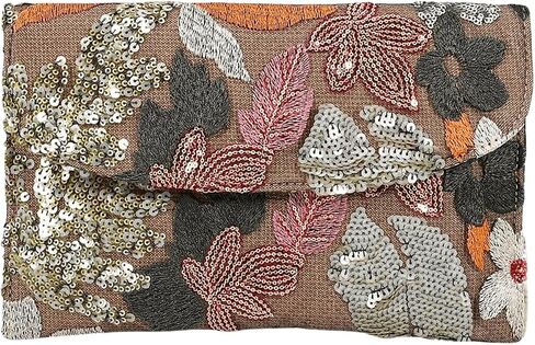 Verdusa Women's Floral Embroidery Sequin Evening Clutch Bags Party Purses in Saudi Arabia