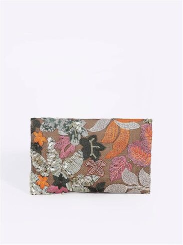 Verdusa Women's Floral Embroidery Sequin Evening Clutch Bags Party Purses in Saudi Arabia