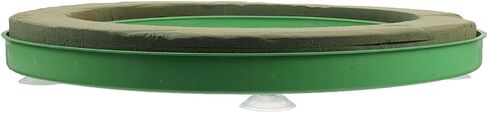 DOITOOL Flower Foam Ring with Suction Cup Car Flower Mud Green Wet Foam Blocks Round Floral Foam Blocks Artificial Floral Arrangements Mud for Florist Wedding Car Holiday Decoration 140g in Saudi Arabia