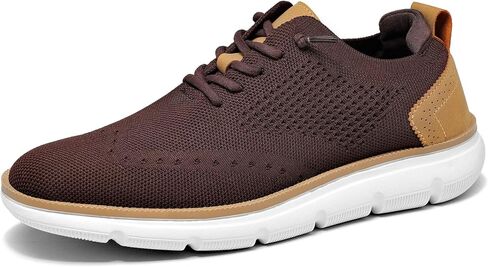 Men's Dress Business Oxfords Shoes Breathable Mesh Classic Leisure Fashion Sneakers Lightweight Comfortable Casual Walking Shoes in Saudi Arabia