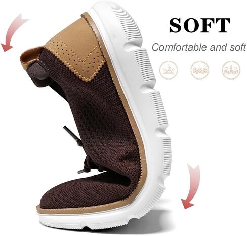 Men's Dress Business Oxfords Shoes Breathable Mesh Classic Leisure Fashion Sneakers Lightweight Comfortable Casual Walking Shoes in Saudi Arabia