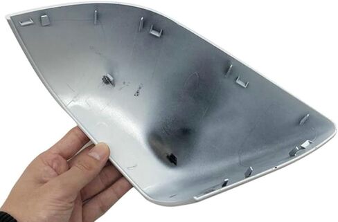 Left & Right Side Rearview Mirror Cover Cap For Tesla Model 3 2017 2018 2019 2020 2021 2022 2023 2024 (Silver) in Kuwait