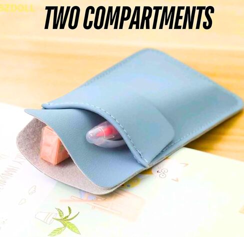 Pocket Pen Protector for Shirt, Leather Pocket Pens Holder Organizer Pouch for Lab Coats for Pen Leaks, Pen Sleeve Pouch in Saudi Arabia