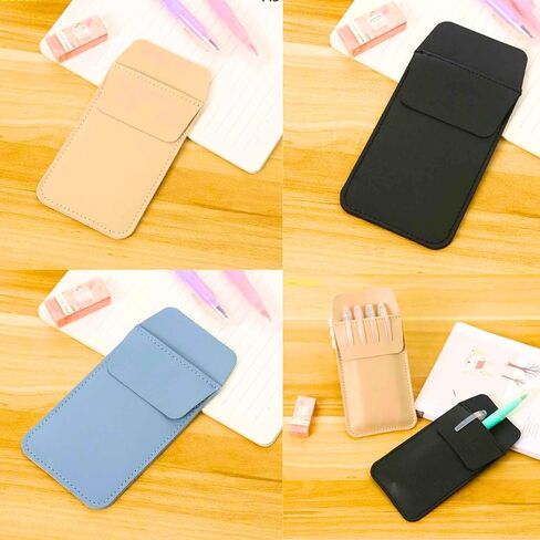 Pocket Pen Protector for Shirt, Leather Pocket Pens Holder Organizer Pouch for Lab Coats for Pen Leaks, Pen Sleeve Pouch in Saudi Arabia