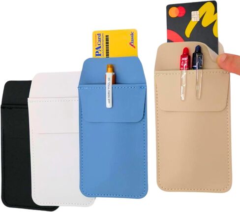 Pocket Pen Protector for Shirt, Leather Pocket Pens Holder Organizer Pouch for Lab Coats for Pen Leaks, Pen Sleeve Pouch in Saudi Arabia