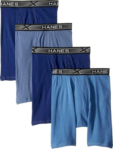 مجموعة سراويل داخلية طويلة الساق من Hanes مكونة من 4 قطع Xtemp in Saudi Arabia