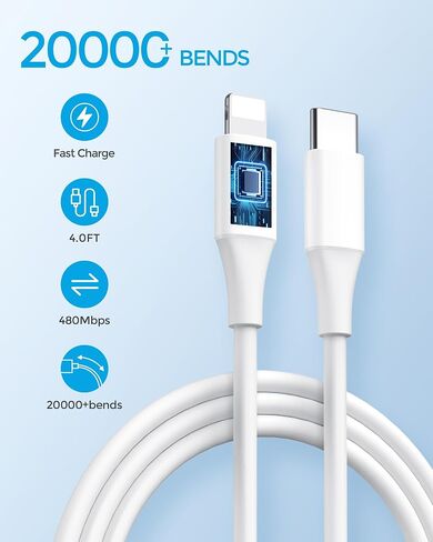 120W USB C Charger - PPS 4-Port GaN USB C Charger Block Fast Charging with 6FT USB-C to C Cable for MacBook Pro/Air, Pixelbook, iPad Pro, iPhone Series, Galaxy S23/ Note20, Pixel 8, Steam Deck in Saudi Arabia