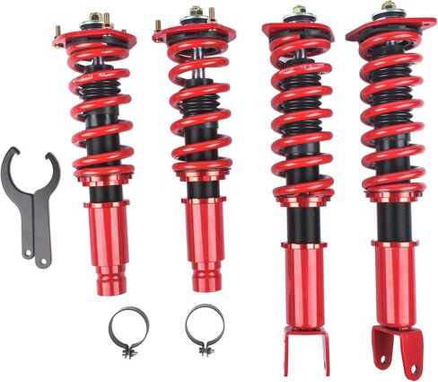 GELUOXI ارتفاع قابل للتعديل Coilover تعليق امتصاص الصدمات خفض عدة استبدال لإنفينيتي M35x M45x G35x G37x AWD Coilovers Springs Struts in Saudi Arabia