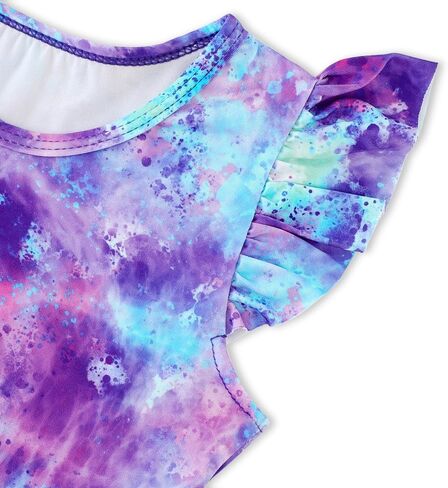 Girls Sleeveless Casual Dress Floral Printed Sundress for Home Party Beach Kindergarten Graduation in Kuwait