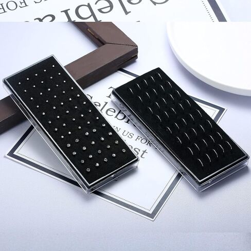 ORAZIO 100 قطعة من حلقات الأنف للنساء والرجال، حلقات الأنف على شكل حرف L، مسامير الأنف على شكل عظمة من الفولاذ المقاوم للصدأ، مجوهرات ثقب الأنف 1.5 مم، 2 مم، 2.5 مم in Kuwait