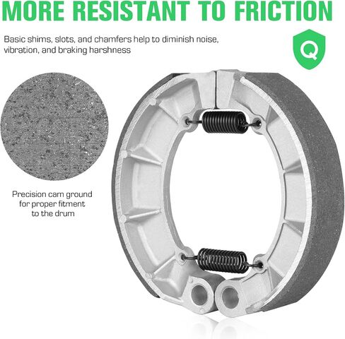 Youxmoto Front Brake Pads Rear Shoes Fit for Honda Rubicon 500 TRX500 2005-2014/ for GPScape TRX500 FGA 2005-2008/ for Foreman 500 2005-2011 Drum Brake Shoes in Saudi Arabia