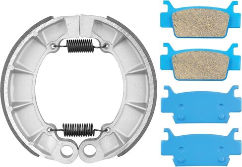 Youxmoto Front Brake Pads Rear Shoes Fit for Honda Rubicon 500 TRX500 2005-2014/ for GPScape TRX500 FGA 2005-2008/ for Foreman 500 2005-2011 Drum Brake Shoes in Saudi Arabia