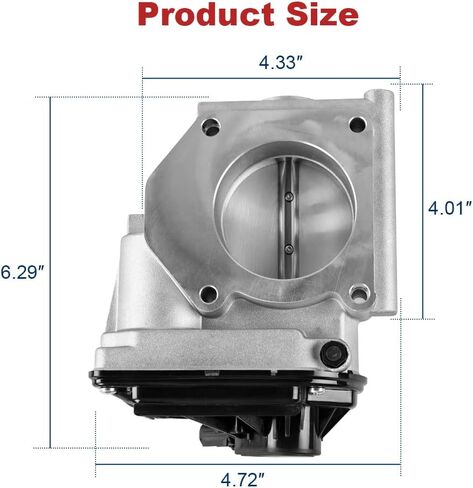 Electronic Throttle Body Compatible with 2005 2006 2007 Ford Five Hundred Freestyle Mercury Montego V6 3.0L Throttle Body Assembly Replacement for S20025 6F9Z9E926A 5F9Z9E926AA 5F9Z9E926B in Saudi Arabia