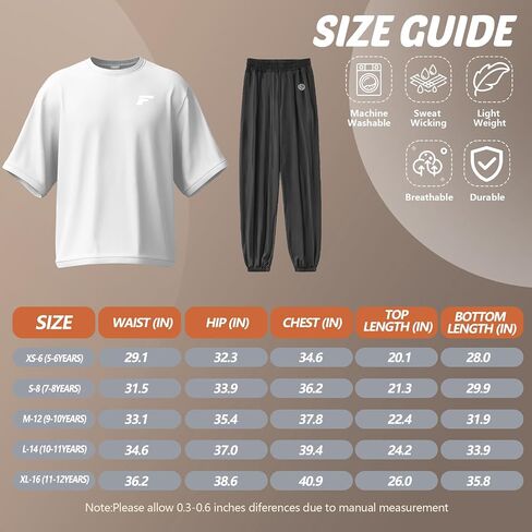 Boys Clothes with Short Sleeve Shirt & Pants with 2 Pocket, Quick-Dry Sets Loose Fit Breathable Cooling Sports Sleep in Saudi Arabia