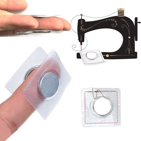 16Pcs Hidden Sew Magnetic Snap,Invisible Magnets Sew in PVC in Kuwait