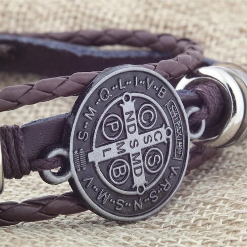 Saint Benedict Bracelet, Catholic Devotional Jewelry, Adjustable Size in Saudi Arabia