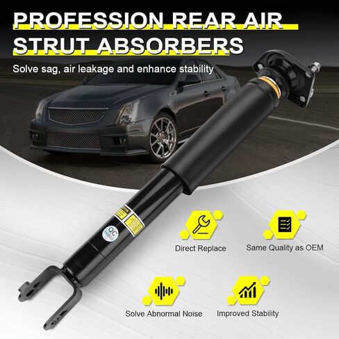 JDMON Pair Rear Suspension Shock Absorbers Air Strut Replacement for Cadillac CTS 2009-2015, Replaces 19355570 19355571 25849149 25849150, Left and Right in Saudi Arabia