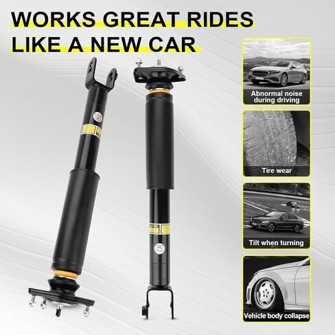 JDMON Pair Rear Suspension Shock Absorbers Air Strut Replacement for Cadillac CTS 2009-2015, Replaces 19355570 19355571 25849149 25849150, Left and Right in Saudi Arabia