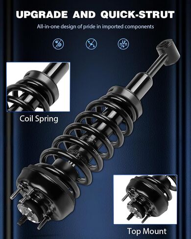 ECCPP Complete Struts Spring Assembly Front Struts Shock Absorber Fit for 2006 2007 2008 2009 2010 for Ford Explorer,for Mercury Mountaineer Set of 2 in Saudi Arabia