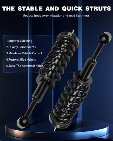 ECCPP Complete Struts Spring Assembly Front Struts Shock Absorber Fit for 2006 2007 2008 2009 2010 for Ford Explorer,for Mercury Mountaineer Set of 2 in Saudi Arabia