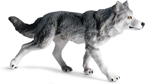 مجموعة لعب التماثيل، ألعاب شخصيات الذئب، 10 قطع، أشكال حيوانات سفاري للديوراما، الحرف اليدوية، تعليم الأطفال، ديكور الكعك (مجموعة الذئب أ) in Kuwait