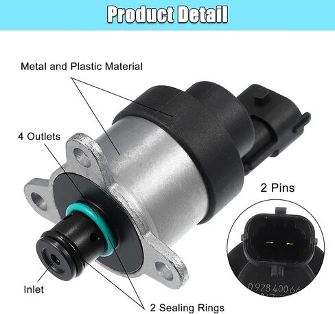 X AUTOHAUX منظم ضغط حقن الوقود وحدة قياس المحرك للتحكم في الوقود صمام دودج لرام 2500 3500 5.9L L6 - ديزل 0928400666 5183245AA منظم ضغط وقود الديزل in Saudi Arabia