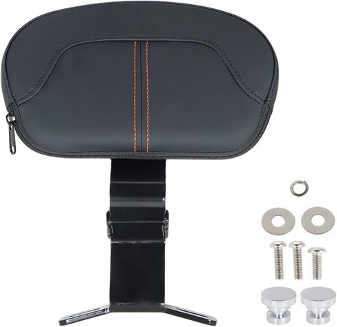Motorcycle Front Driver Backrest Pad Detachable Rider Backrest Replacement for Touring CVO Road King Street Glide Electra Glide 2009-2022 Black in Saudi Arabia