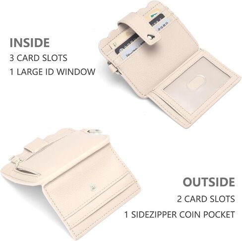 Wallet Keychain Wristlet for Women RFID Card Holder Keychain Key Chain Wallet Key Ring with Wrist Wallet for Women in Saudi Arabia