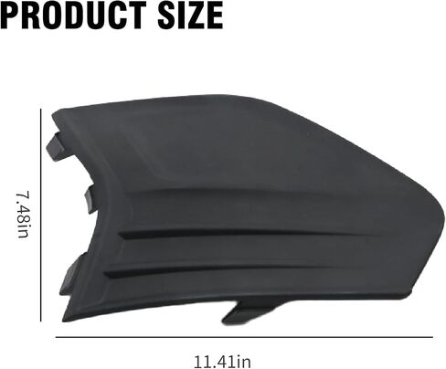 MDEOOSKY Fog Light Cover Left Driver Side PP Plastic Replacement for Ford Fusion 2019 2020, 191275769508 KS7Z17B814AB in Saudi Arabia